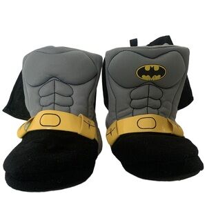 DC Comics Batman Themed Slippers with Yellow Belt and Cape